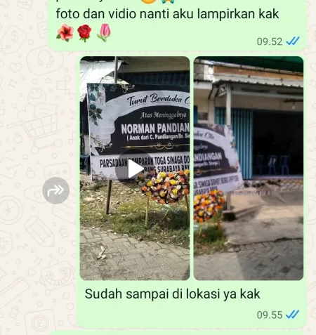 Pengiriman Karangan Bunga Pakistaji Wonoasih