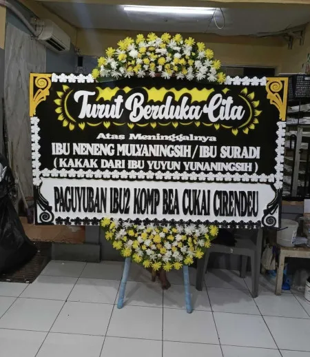 Papan Bunga Duka Pakistaji Wonoasih